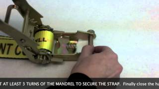 How To Thread A Ratchet Strap [upl. by Hadsall]