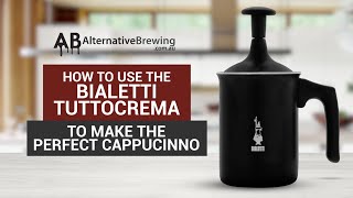 How to Use the Bialetti Tuttocrema Milk Frother [upl. by Jedd]