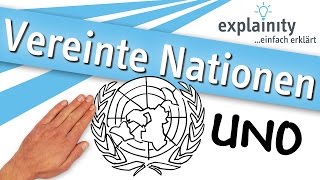 Vereinte Nationen UNO einfach erklärt explainity® Erklärvideo [upl. by Elimay982]