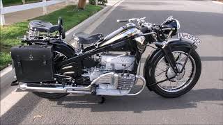 1938 Zündapp K800  German PreWar Motorcycle  Full Restoration [upl. by Isiad]