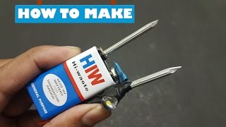 How To make 9V Battery Electronic Tester At home  kasnox [upl. by Larner]