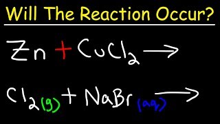 Chemistry  Will The Reaction Occur [upl. by Manvel]