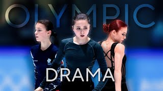 Olimpic Drama 2022  Kamila Valieva Alexandra Trusova Anna Shcherbakova [upl. by Adelpho]