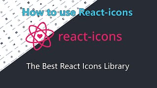 Install and use React icons [upl. by Nicolle]