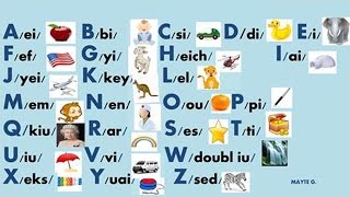 English Alphabet Pronunciation  Alphabet ABC Pronunciation [upl. by Aerdnu]