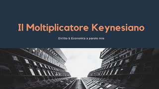 Il Moltiplicatore Keynesiano [upl. by Hameerak]