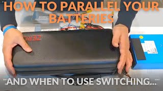 How to Connect External Batteries in Parallel and when to use Switch [upl. by Onateag]