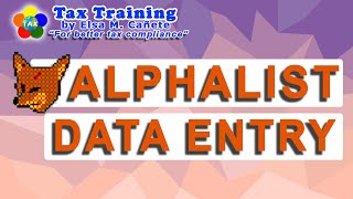 BIR Alphalist Data Entry and Validation Module [upl. by Terbecki]