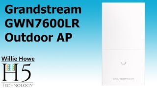 Grandstream GWN7600LR Outdoor Access Point Setup [upl. by Sanalda153]