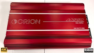 Orion HCCA 45001DSPLX is a SUBWOOFER Amplifier Powerhouse 4K [upl. by Enelez41]