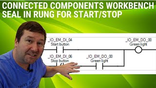 Program a START STOP in the Micro800 PLC with a Seal In [upl. by Names]