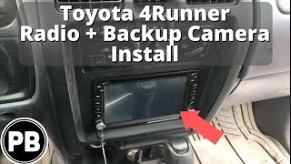 1996  2002 Toyota 4runner Stereo Install and Backup Camera [upl. by Nwahshar]