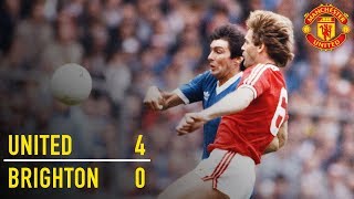 Manchester United 40 Brighton 1983  FA Cup Classic  Manchester United [upl. by Noroj131]