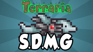 Best Terraria 13 Weapons  The SDMG Space Dolphin Machine Gun  Best Ranged Terraria Weapon [upl. by Gnaig]