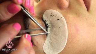 How to Do Eyelash Extensions by Bella Lash [upl. by Aguie]