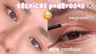 Maquillaje Coreano de OJOS KBeauty para PRINCIPIANTES 👁 [upl. by Ellennahs618]