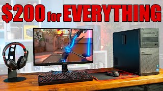 200 Full PC Gaming Setup and How to Upgrade It Over Time [upl. by Anoniw679]