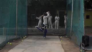 Under 19 India🇮🇳player Yash Dhull batting practice in Airliner cricket academy [upl. by Reena]