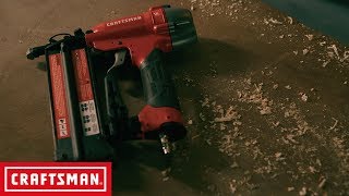 CRAFTSMAN 18GA Brad Nailer CMPBN18K  Tool Overview [upl. by Rocher990]