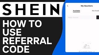 How To Use Referral Code On Shein  EASY Tutorial [upl. by Ahon727]