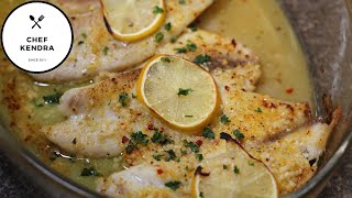 Easy Baked Tilapia  Delicious baked fish [upl. by Val]