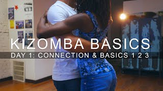 KIZOMBA amp SEMBA BASICS DAY 1 Connection amp Basics 1 2 3 [upl. by Knudson]