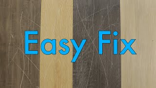 How To Fix Scratches in Vinyl Plank Hardwood and Laminate Floors [upl. by Amrak]