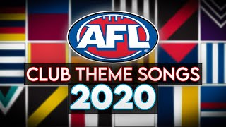 AFL  Club Theme Songs  2020 [upl. by Verlee]