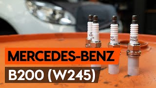 How to change spark plug on MERCEDESBENZ B200 W245 TUTORIAL AUTODOC [upl. by Minni735]