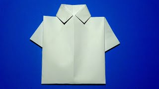 Camisa de Papel  Origami paso paso [upl. by Cardwell399]