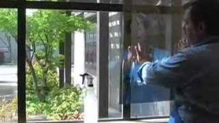 How to apply Window Film [upl. by Ylrebmic]