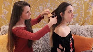 ASMR  Soft Spoken Hair Salon 2 Roleplay ♡ Scalp Massage Hair Cutting Brushing [upl. by Suraved]