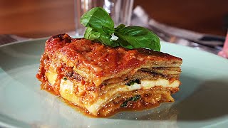 Authentic Italian Aubergine Parmigiana [upl. by Florella]