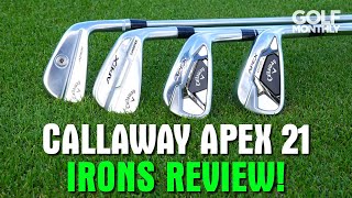 CALLAWAY APEX 21 IRONS REVIEW [upl. by Anneirb]