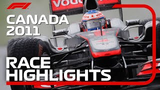 2011 Canadian Grand Prix Race Highlights [upl. by Eiramik981]