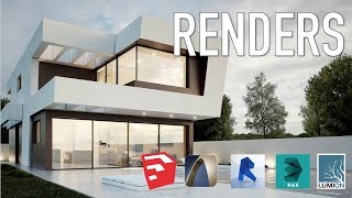 5 Programas para hacer RENDERS ARQUITECTONICOS [upl. by Assirt929]