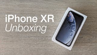 iPhone XR unboxing amp first impressions [upl. by Waugh]