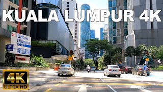 KUALA LUMPUR 4K 60FPS  DRIVING AROUND KLCC [upl. by Nahor]