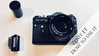 How to use this Analog SLR Soviet Camera Zenit ET [upl. by Allicerp456]