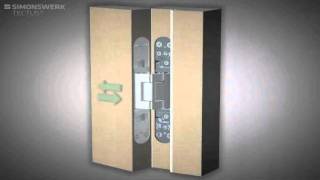 TECTUS® Concealed Hinge Animation [upl. by Horten662]