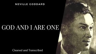 Neville Goddard  God And I Are One  1972 Lecture  Own Voice  Full Transcription  Subtitles 🙏 [upl. by Ecinej869]