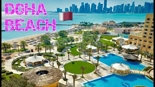 InterContinental Doha QATARs BEST BEACH HOTEL [upl. by Ahsirak]