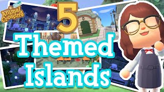 5 AMAZINGLY Different Themed Islands for Ideas and Inspiration  Animal Crossing New Horizons [upl. by Cho]