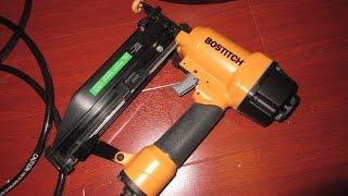 ReviewHow to use Bostitch 16 gauge Finish Nailer [upl. by Marylynne]