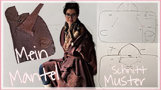 Winterjacke Schnittmuster  Mantel nähen Anleitung  DIY [upl. by Tserof]