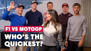 Formula 1 Vs MotoGP The Ultimate Reaction Time Challenge [upl. by Wilkey]