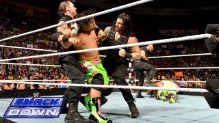 The Usos vs The Shield SmackDown July 19 2013 [upl. by Minny]