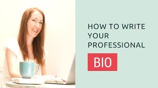 How to write your professional bio [upl. by Pallaton]