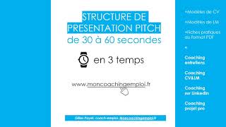 Comment se présenter en entretien en moins de 30 secondes [upl. by Epps]