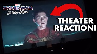 Spider Man No Way Home Official Trailer  AWESOME THEATER REACTION [upl. by Julio]